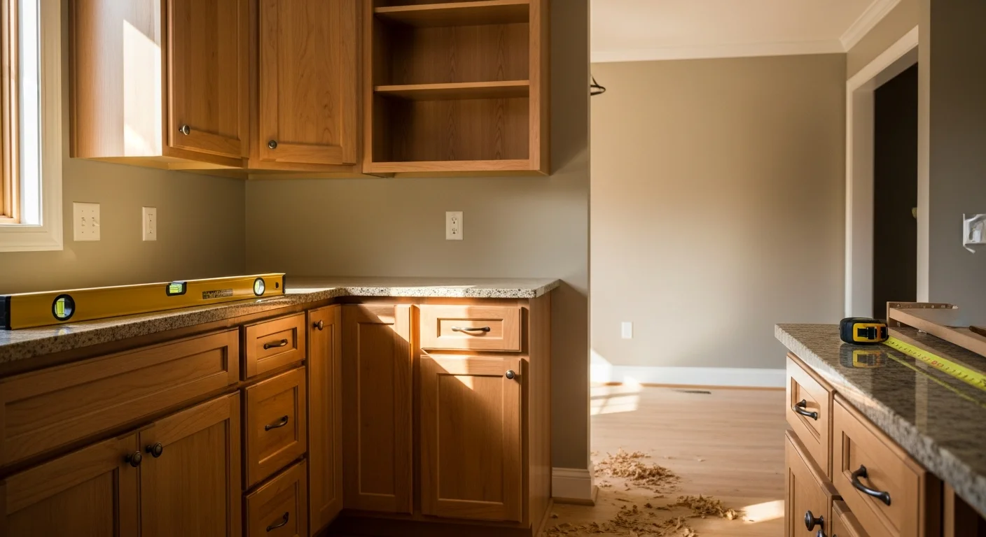 Custom built-in cabinetry and shelving