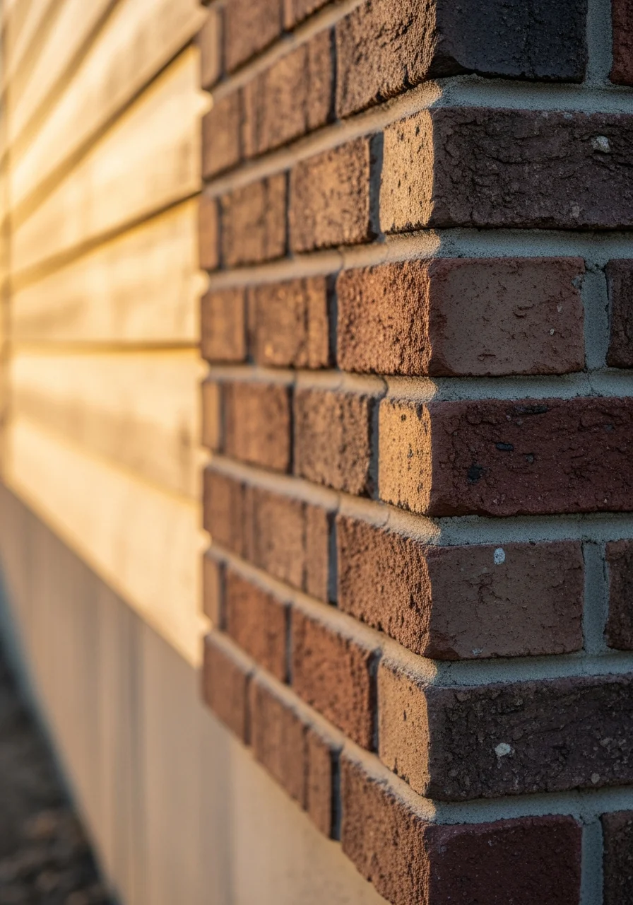 A close-up of quality workmanship on a Waverly home's exterior, reflecting professional standards and local pride in property maintenance.